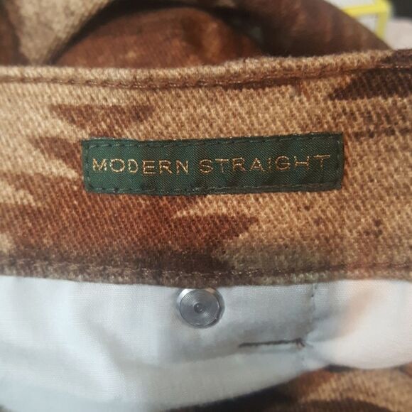 RALPH LAUREN Aztec Straight Leg Jeans - Size 4 - Picture 6 of 6